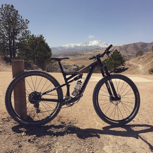 hopsandspokes: Windy Wednesday ride with some grit in my teeth (at Ute Valley Park)