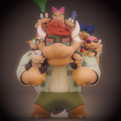 alcharlie:  A Koopa Family Photo by SmashingRenders