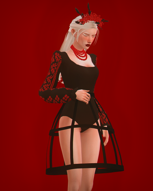 Bodysuit - Anika New mesh (EA-mesh edit)Bodysuit + HarnessFor bodysuit: 35 swatchesFor harness: 20 s