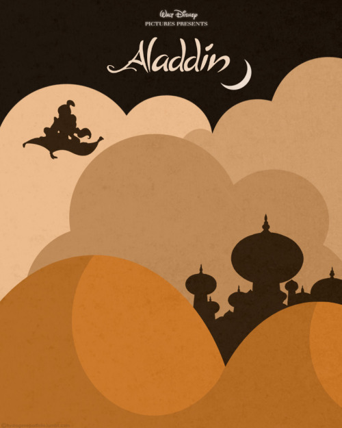 hydrogeneportfolio:Minimal Film Poster - Aladdin (1992)