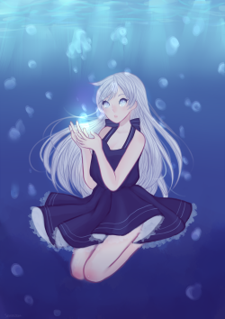 sen-ritsu:  UNDERWATER WEISS AGAIN I LOVE HER SO MUCH  