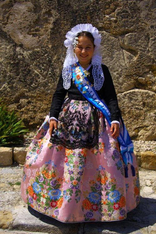 Traditional dress of Alicante, Valencia, Spain