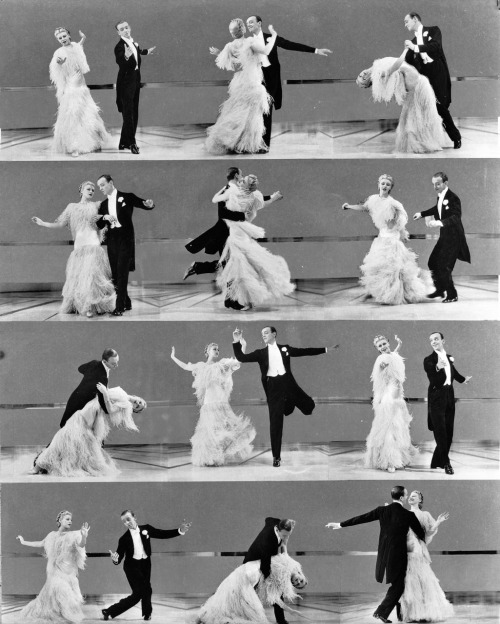 vintagedanceparty: Fred Astaire and Ginger Rogers dancing to “Cheek to Cheek” from &lsqu
