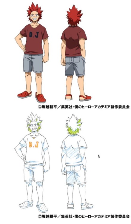 Kirishima’s crocs in full detail is out on the official page http://heroaca.com/sp/chara/character9.