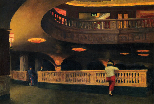 artist-hopper: Sheridan Theatre, 1937, Edward HopperMedium: oil,canvaswww.wikiart.org/en/edw
