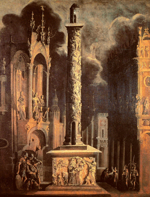 oldpaintings: The Grand Column by François de Nomé, called Monsù Desiderio  (French, c.1593–after 1630) 