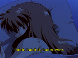 dinosrawrr:  Neon Genesis Evangelion, “Tears”