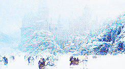 hollandroden:  Christmas was coming. One morning in mid-December, Hogwarts woke to find itself cover