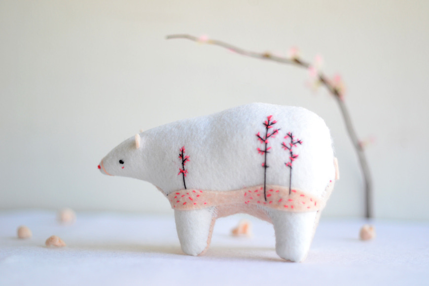 mountroyalmint:  sakura x wood poppy spirit bears 