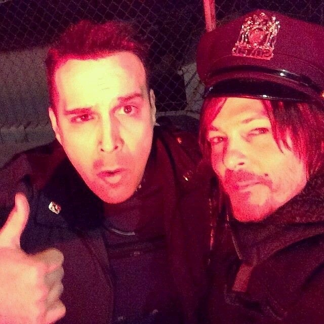 reedus-place:  Norman plays cop and looks very sexy.  https://instagram.com/p/-VpyxOlZAI/