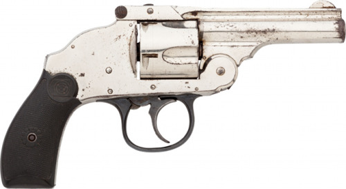 Al Capone’s Second Model Harrington and Richardson break top double action revolver.Estimated 