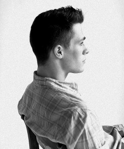metaphorwaters:  Flawless in Black and White | Colton Haynes  Throw away all the negative, then let the light in  
