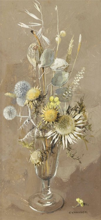 rainlullaby99:Bouquet gris by RENEE-YOLANDE HAUSER