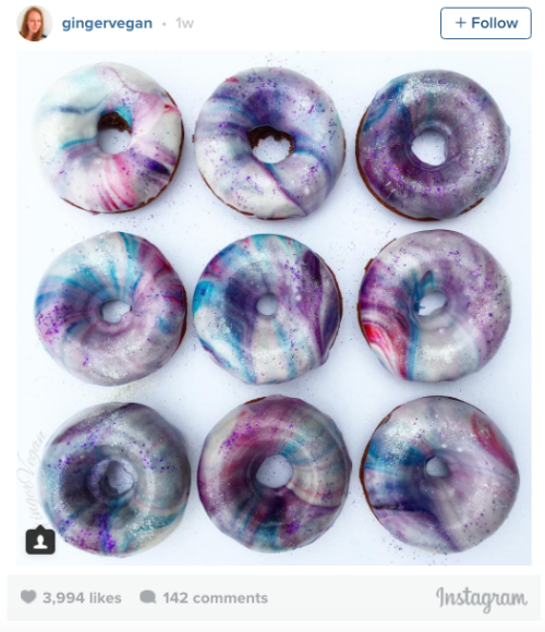 this-is-life-actually: Galaxy donuts are perhaps the most simultaneously delicious and beautiful thi