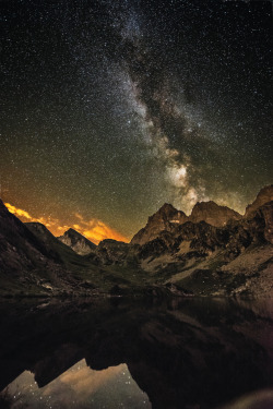 wowtastic-nature:  💙 milkyway in alps.jpg