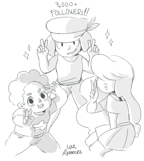 rhonocrs:     i am speechless!!   wowow i dont know what else to say besides thanks and i love all of you!!!!!    i also enjoyed drawing these precious children i mean woa hey it only took me an hour to draw all :^)  oh no i was wrong i have a tiny
