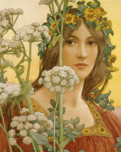 carminagf:Our Lady of the Cow Parsley. Élisabeth Sonrel 