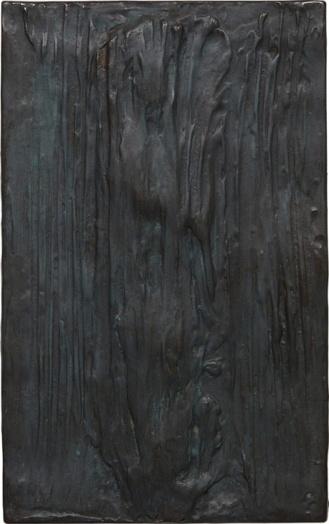 ruiard:Günther Förg - Bronze Relief 11/88Bronze, 80 × 50.2 × 6 cm, 1988