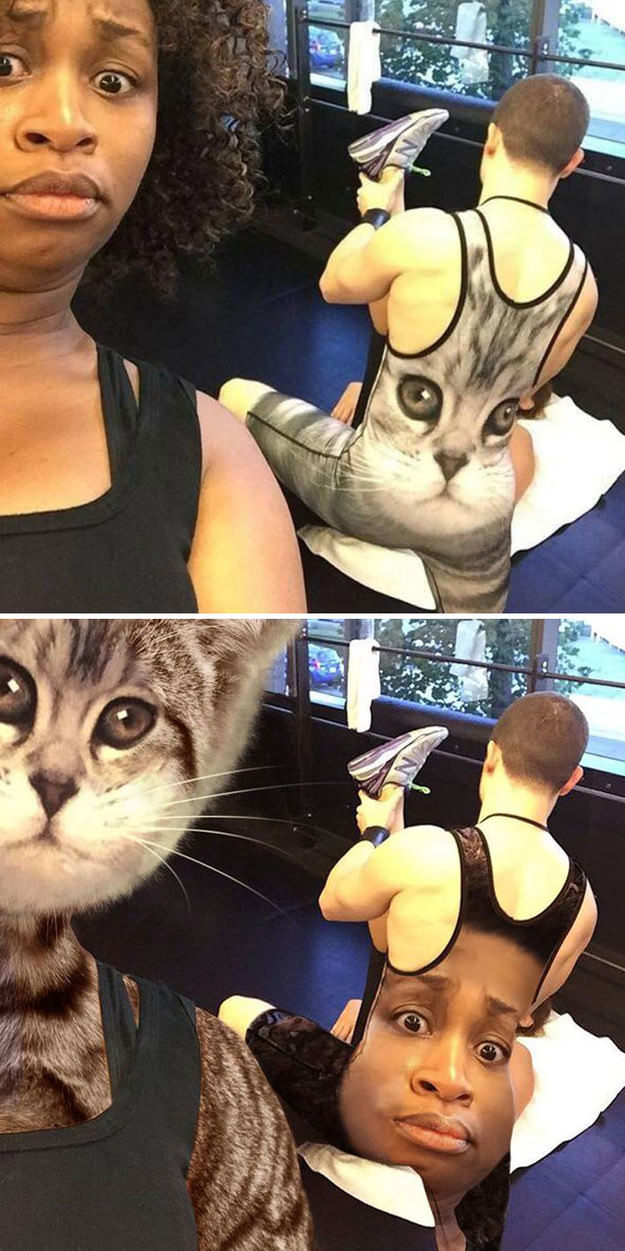 loloftheday:  An unusual face swap