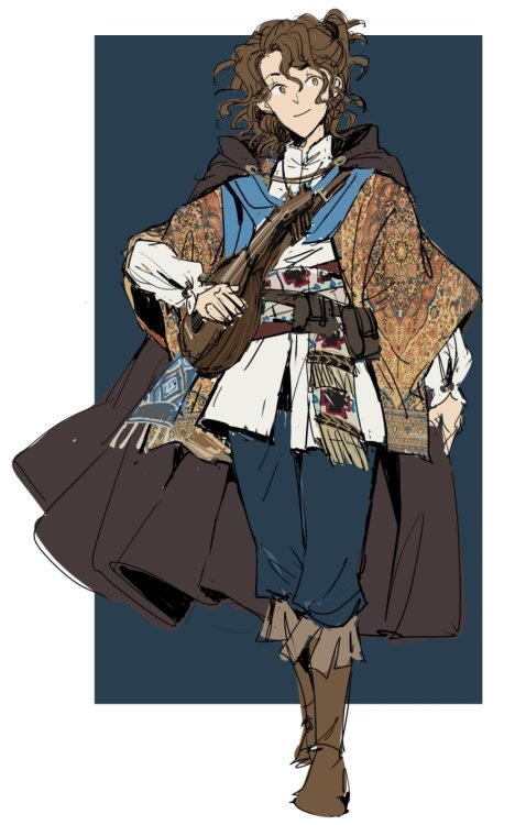 My bard character in roleplay community&hellip;he’s actually a prince in disguise.