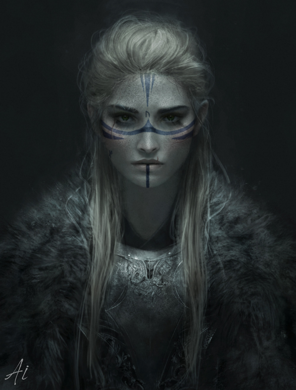 Salt and a Dash of Pepper — ai-make-art: Warrior Princess. Based off...