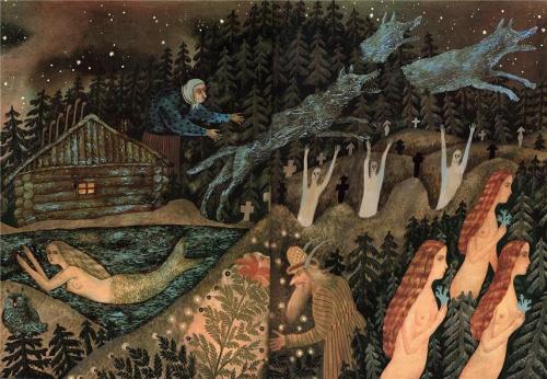 thirdoffive:  The magical and beautiful illustrations of Vera Pavlova.