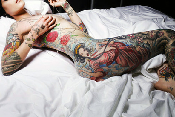sexxyinkedgirl:  Follow us For The finest Inked Girls and female Tattoo Models around