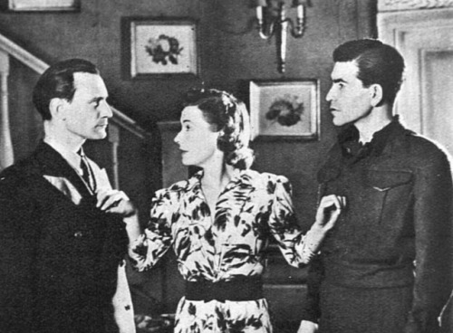 ralphsmotorbike: Trevor Howard, Meriel Forbes, and Robert Beatty in the film “A Soldier for Ch