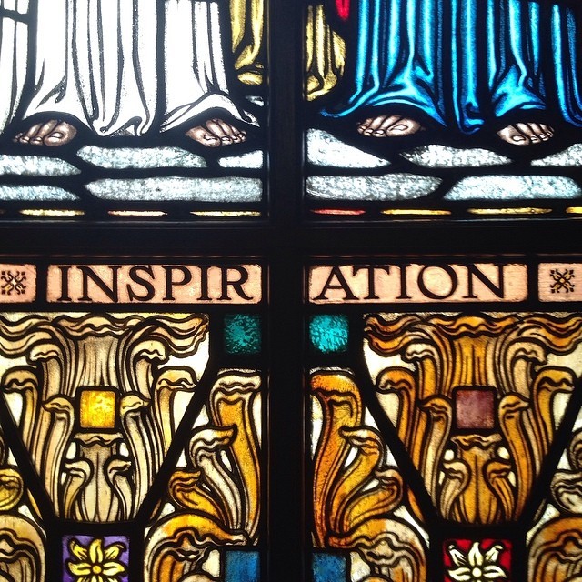 INSPIRATION: What’s yours? | #stainedglass (at Michigan League)