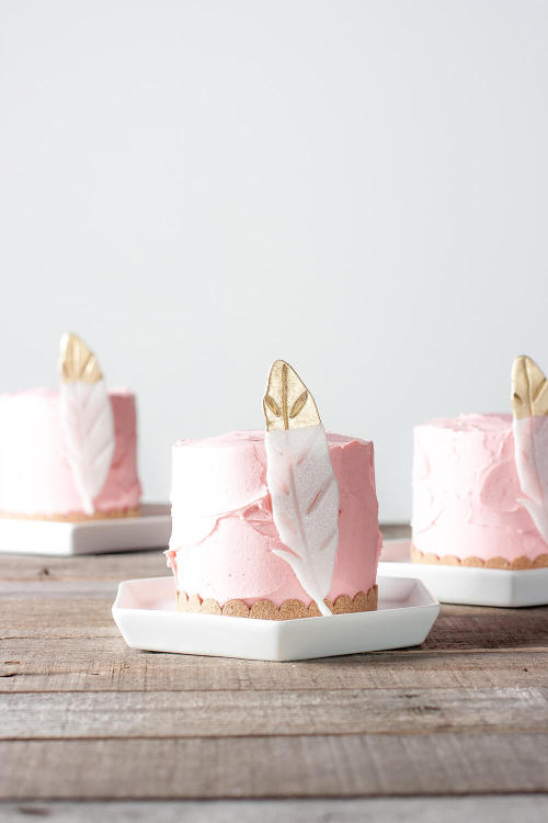 fullcravings:Madeira Mini Layer Cakes with Vanilla Bean Buttercream