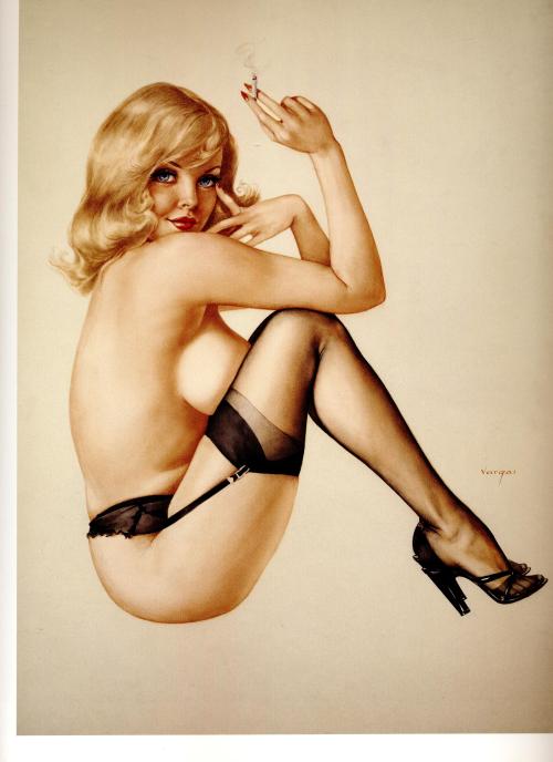 vintagefeminineform: Alberto Vargas Pinup