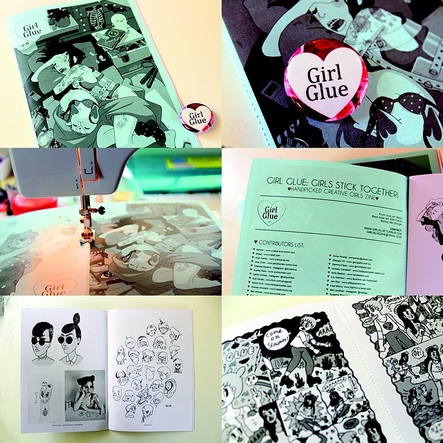 melstringer:
“ ❤️Girl Glue zine issue #1 now officially ripe and ready! Thank you to all the creative ladies that contributed to this first issue. Keep an eye out for a pretty parcel headed your way very soon!❤️ Get your copy:...