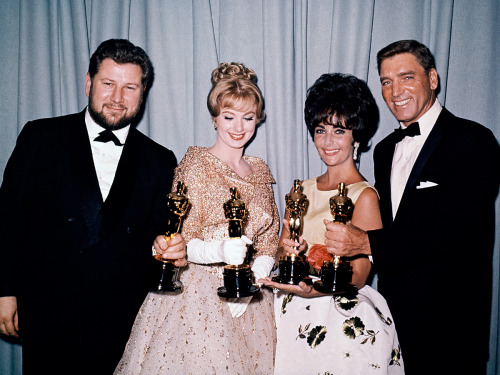 The winners in the acting categories at the 33rd Academy Awards, Santa Monica Civic Auditorium, Sant