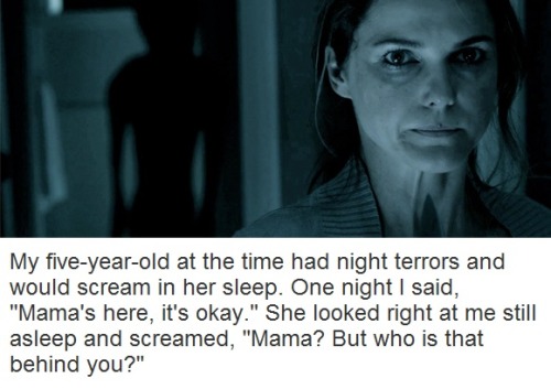 sixpenceee:  Some more of the creepiest thing said by kids. I have more collages on my blog. Here they are:Creepy Things Said by Kids Part 1Creepy Things Said by Kids Part 2Creepy Things Said by Kids Part 3Kid’s Imaginary Friends