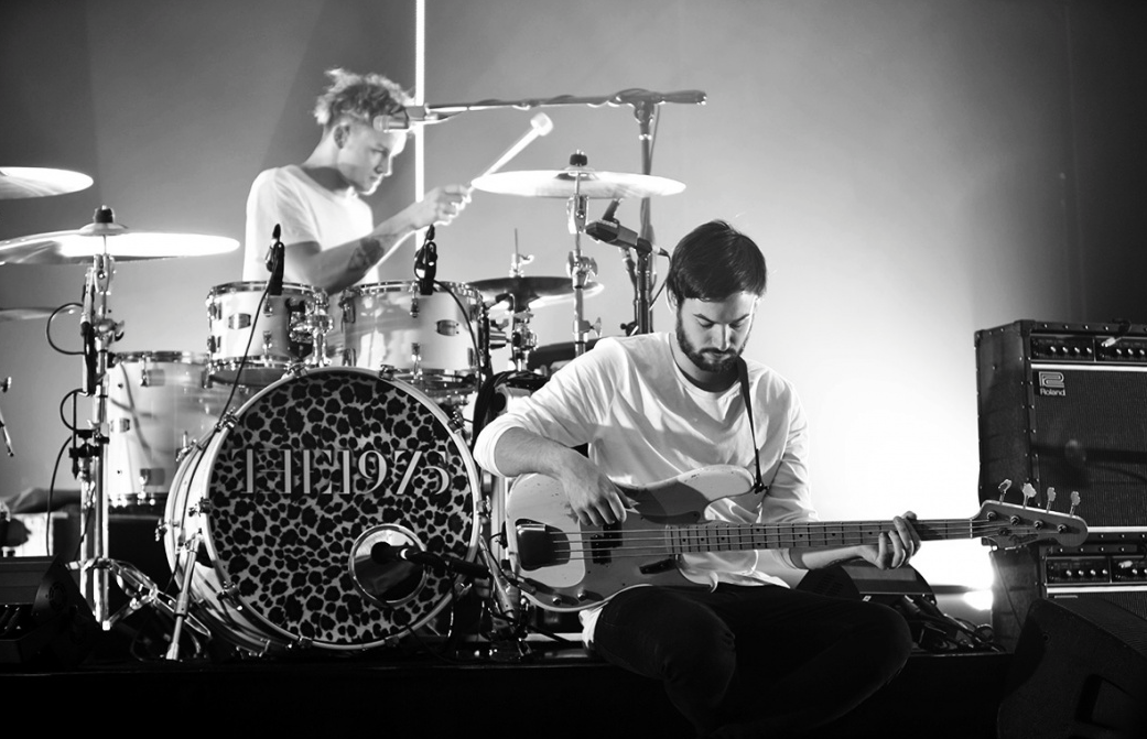 healydanes:The 1975 soundchecking at Alexandra Palace [x]