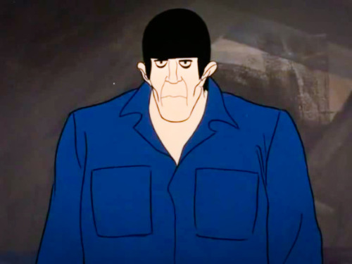 scoobydoomistakes:  Dracula + Mr. Spock + A Raccoon = this background character