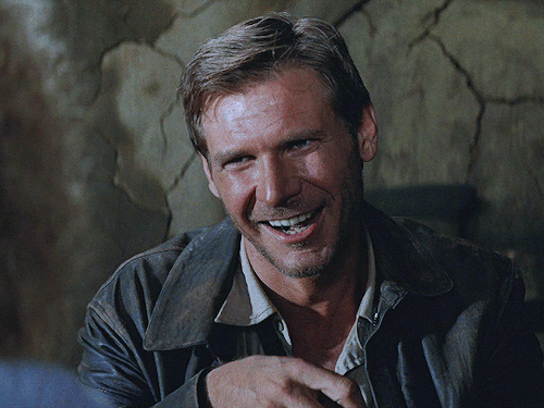 antoniosbanderas: “Nothing shocks me. I’m a scientist.”Harrison Ford as Indiana Jo