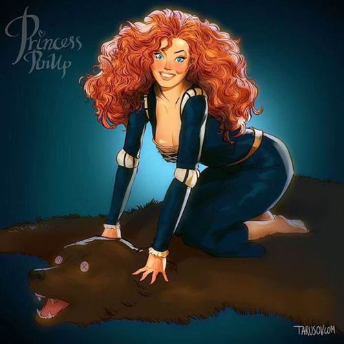 slbtumblng:  pr1nceshawn:  Disney Pin-up by Andrew Tarusov.  Give me Jaz, Tia and some sweet Tink everyday!   < |D’‘‘‘