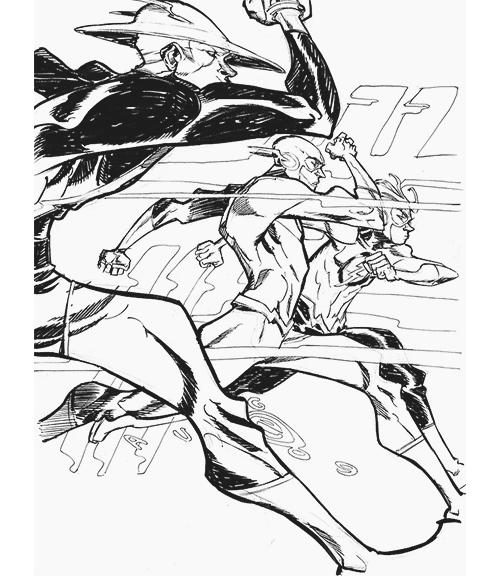 dickraisin:  The Bat and Flash Family  ~ by EricCanete