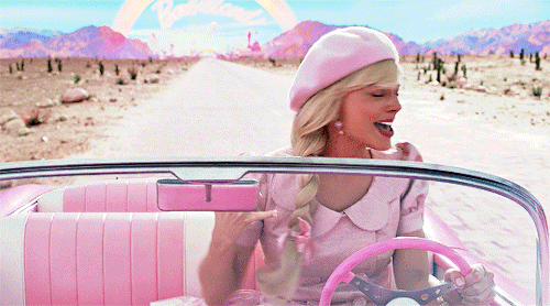 MARGOT ROBBIEas Barbie In Barbie (2023) Dir. Greta Gerwig