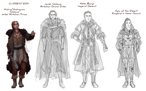 Just As I Finally Got All This Put Together, I Realized There's Four More Minor Characters Whose Designs