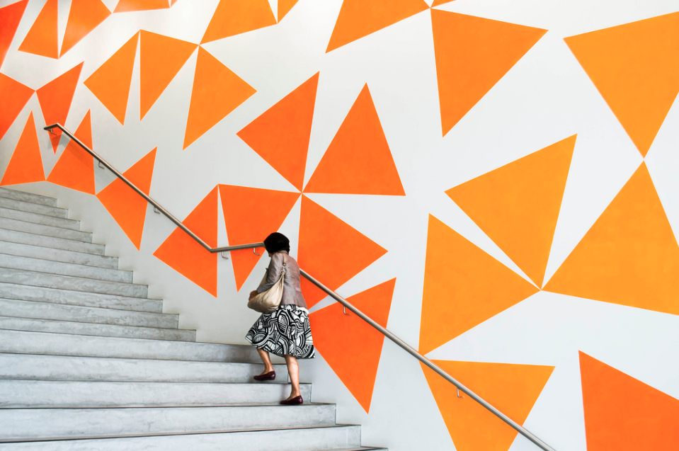 tapist:  backwardsghost - Orange Triangles 