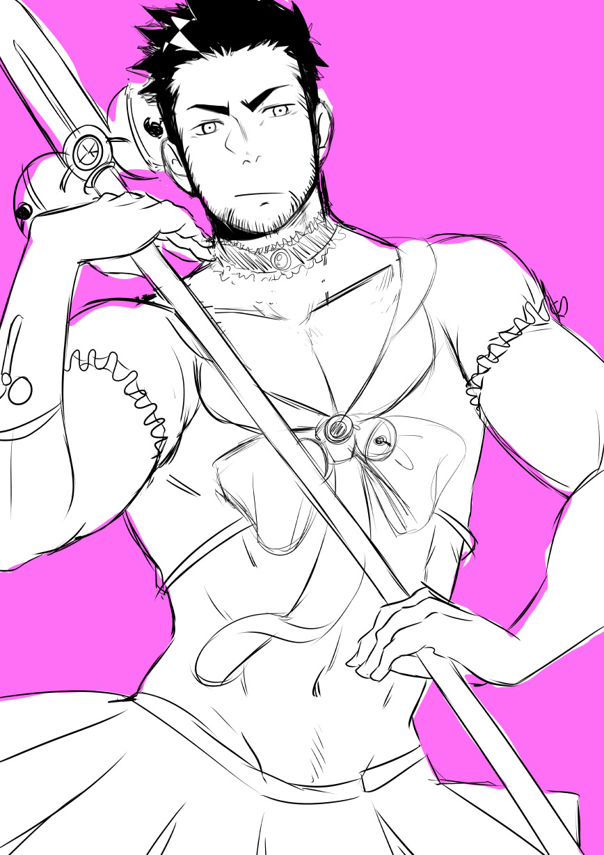 jasdavi:    “For Love and Justice, the pretty sailor suited soldier Priapus!”
