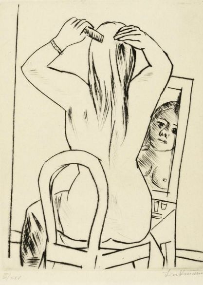 Max Beckmann. Before the Mirror, 1923