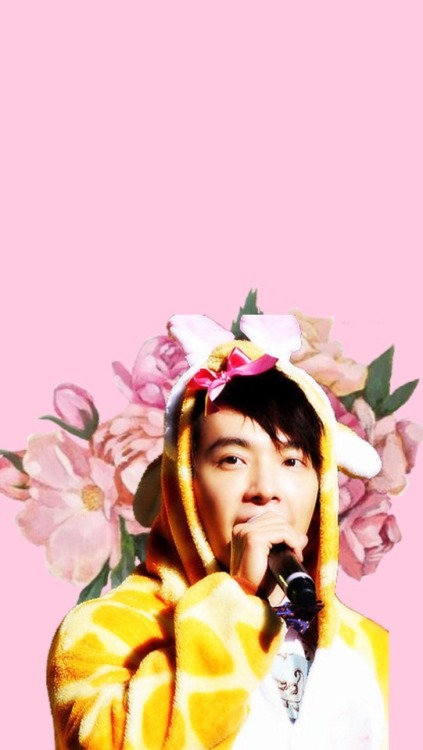 straewbaerries: Requested by @youngrishh Donghae (Super Junior) Pastel Lockscreens - Like or reblog 