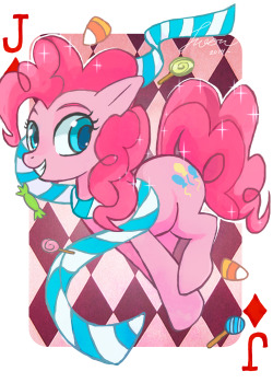 mlp-fim-art:  Dimond card: PinkiePie by AstralFray  &lt;3