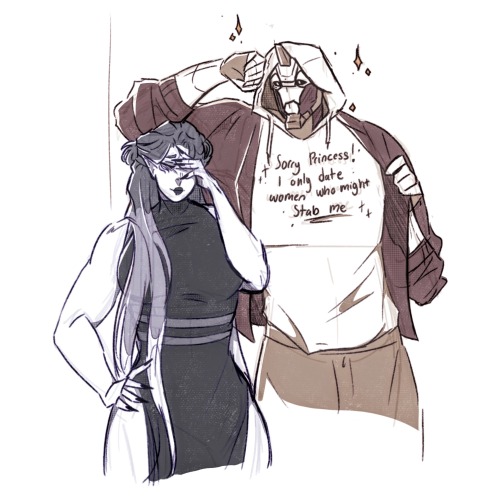 Cayde Is Also Enjoying His New Tshirts