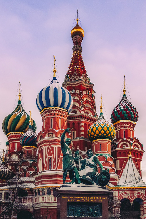 The Domes of Saint Basil&rsquo;s Cathedral, Moscow   Moscow | Russia