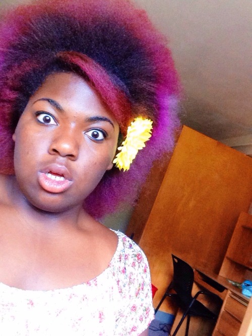 True Life: I can’t stop dyeing my fro wrongholesilly.tumblr.com