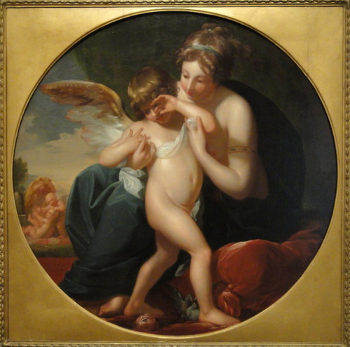 Cupid, Stung by a Bee, Is Cherished by His Mother, Benjamin West, ca. 1744